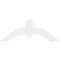 Ekena Millwork Archdale Architectural Grade PVC Gable Bracket, 36"W x 13 1/2"H x 2"D x 4"F, 9/12 Pitch GBP036X14X0204ARC00 - alternate 3